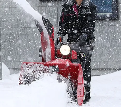 除雪作業の様子